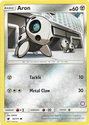 Aron () 065 - SM Trainer Kit Alolan Sandslash & Alolan Ninetales