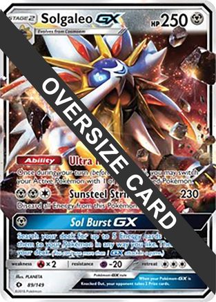 Solgaleo GX 089/149 - Jumbo Cards Holofoil