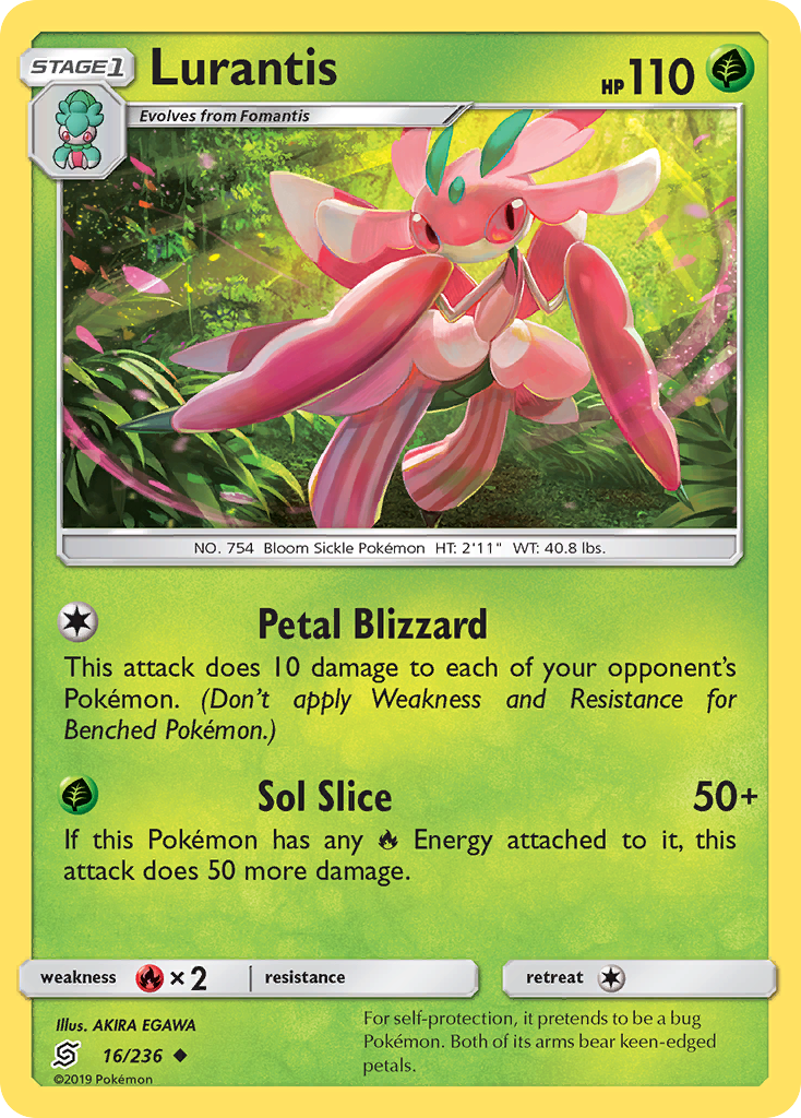 Lurantis 016/236 - SM Unified Minds Reverse Holofoil