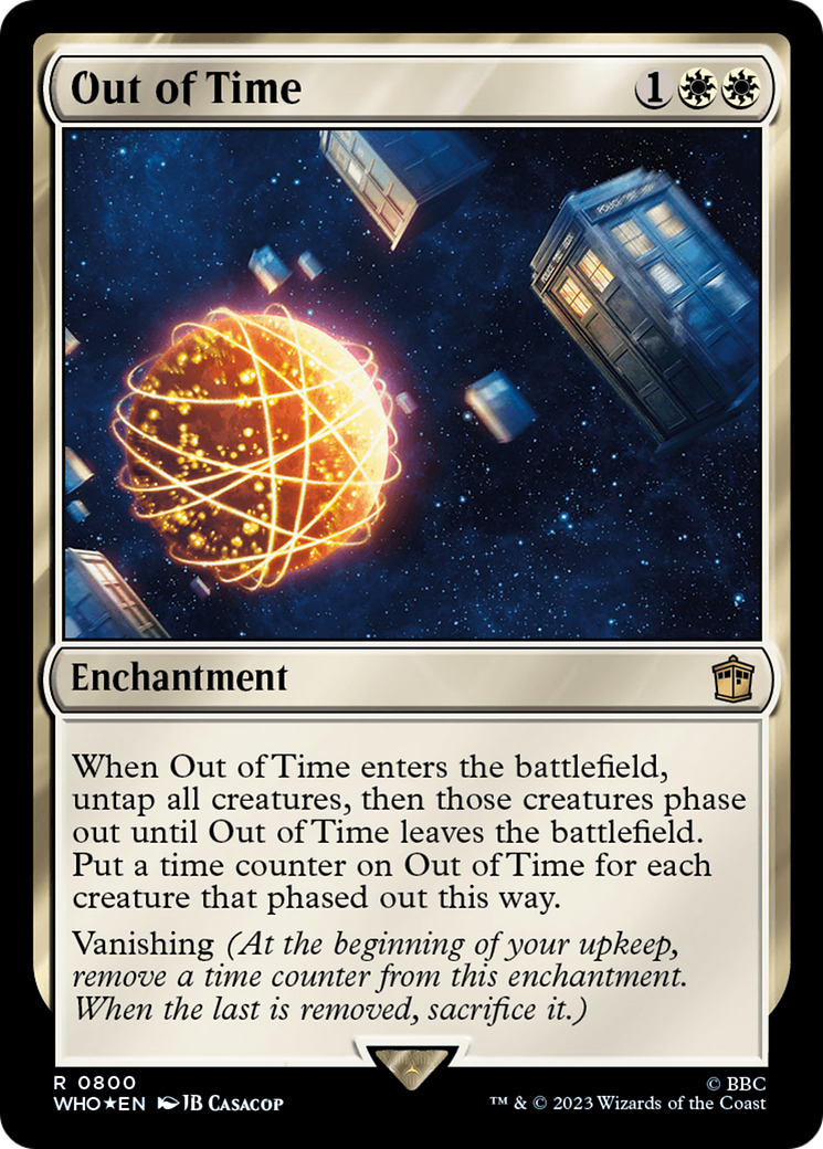 Out of Time (WHO-800) - Doctor Who Foil