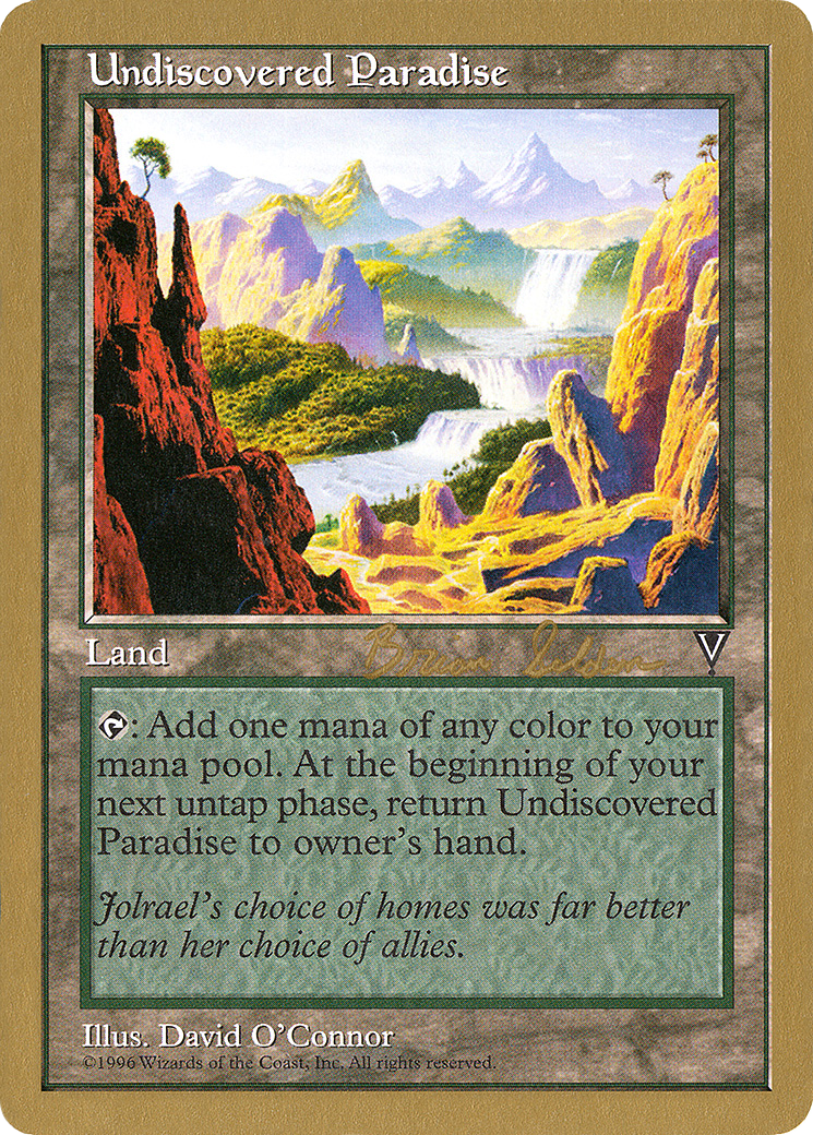 Undiscovered Paradise (WCD-BS167) - World Championship Decks 1998