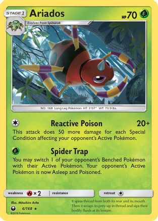 Ariados 006/168 - SM Celestial Storm Reverse Holofoil