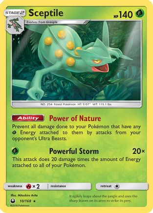 Sceptile 010/168 - SM Celestial Storm