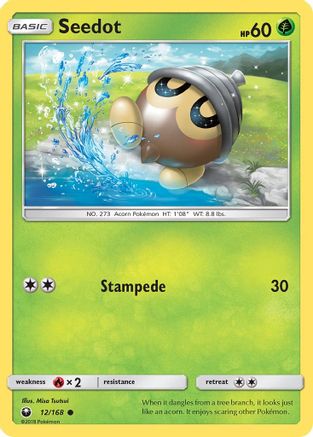Seedot 012/168 - SM Celestial Storm Reverse Holofoil