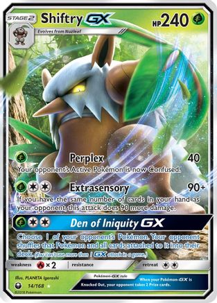 Shiftry GX 014/168 - SM Celestial Storm Holofoil