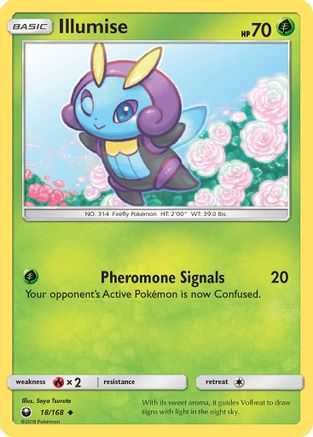 Illumise 018/168 - SM Celestial Storm Reverse Holofoil