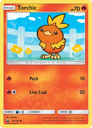 Torchic 026/168 - SM Celestial Storm