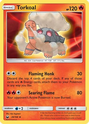 Torkoal 029/168 - SM Celestial Storm