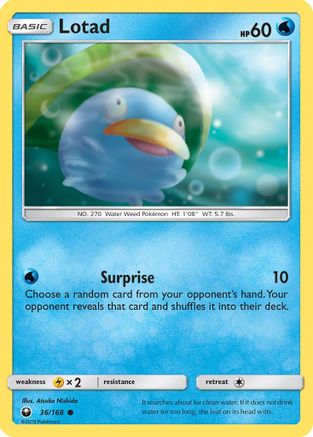 Lotad 036/168 - SM Celestial Storm