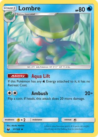 Lombre 037/168 - SM Celestial Storm Reverse Holofoil
