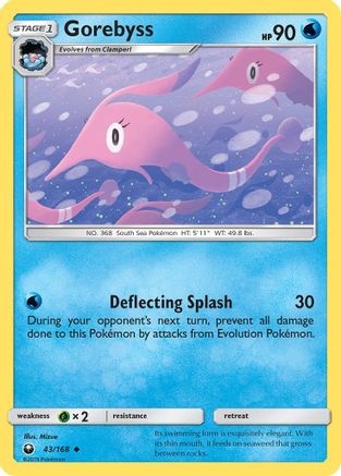 Gorebyss 043/168 - SM Celestial Storm Reverse Holofoil