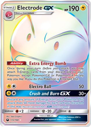 Electrode GX (Secret) 172/168 - SM Celestial Storm Holofoil