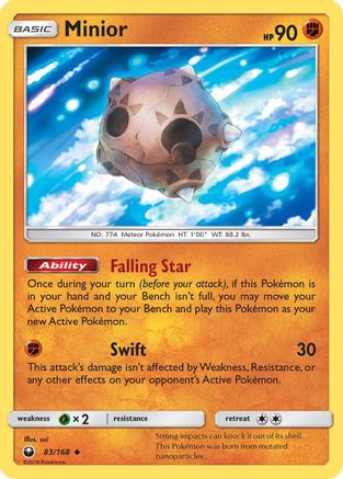 Minior 083/168 - SM Celestial Storm Reverse Holofoil