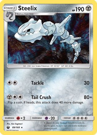 Steelix 089/168 - SM Celestial Storm Reverse Holofoil