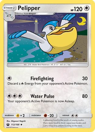 Pelipper 112/168 - SM Celestial Storm