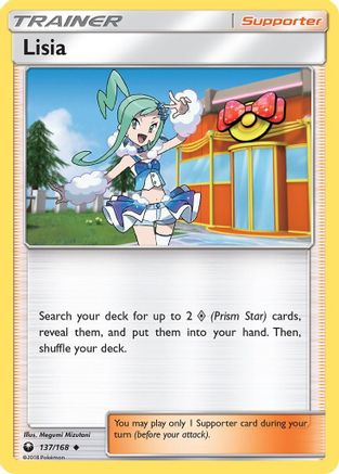 Lisia 137/168 - SM Celestial Storm Reverse Holofoil