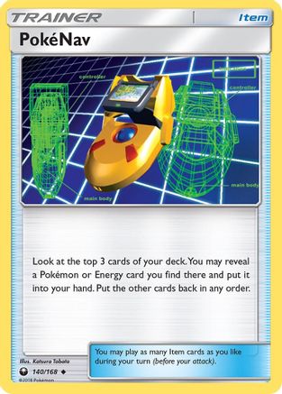 PokeNav 140/168 - SM Celestial Storm Reverse Holofoil