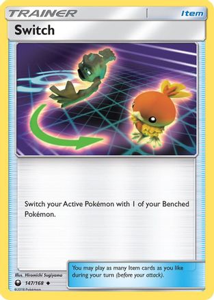 Switch 147/168 - SM Celestial Storm Reverse Holofoil