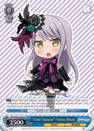 "Chibi Character" Yukina Minato (BD/W54-E105 PR) - BanG Dream! Girls Band Party!