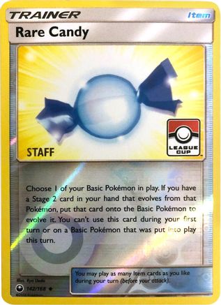 Rare Candy 142/168 - League & Championship Cards - Reverse Holofoil
