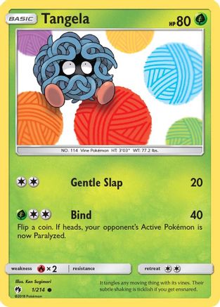 Tangela 001/214 - SM Lost Thunder Reverse Holofoil