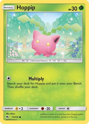 Hoppip 011/214 - SM Lost Thunder Reverse Holofoil