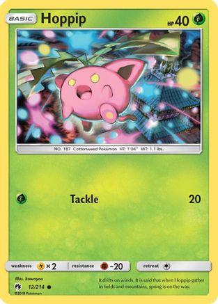 Hoppip 012/214 - SM Lost Thunder Reverse Holofoil