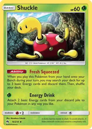 Shuckle 016/214 - SM Lost Thunder