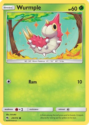 Wurmple 023/214 - SM Lost Thunder