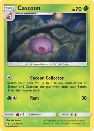 Cascoon 027/214 - SM Lost Thunder