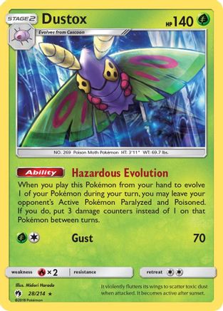 Dustox 028/214 - SM Lost Thunder