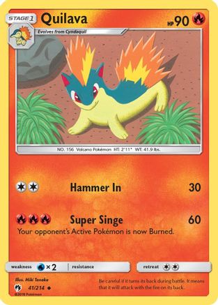 Quilava 041/214 - SM Lost Thunder