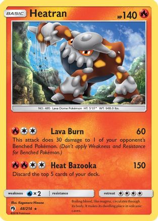 Heatran 048/214 - SM Lost Thunder Holofoil