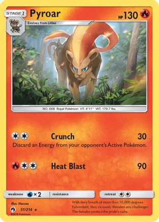 Pyroar 051/214 - SM Lost Thunder