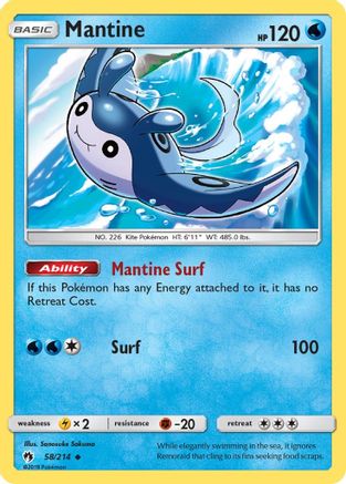 Mantine 058/214 - SM Lost Thunder