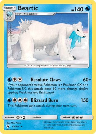 Beartic 062/214 - SM Lost Thunder