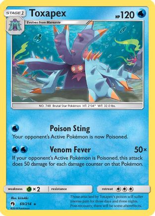 Toxapex 069/214 - SM Lost Thunder
