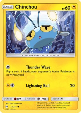 Chinchou 073/214 - SM Lost Thunder