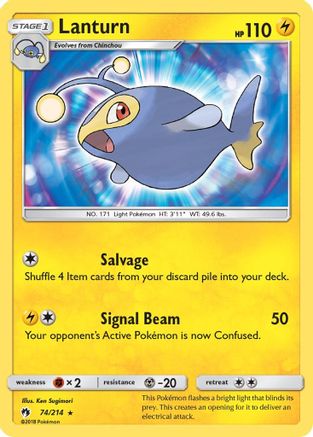 Lanturn 074/214 - SM Lost Thunder