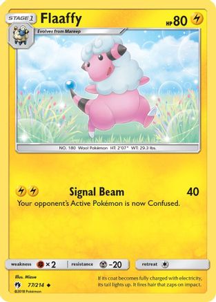Flaaffy 077/214 - SM Lost Thunder Reverse Holofoil