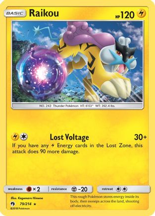 Raikou 079/214 - SM Lost Thunder