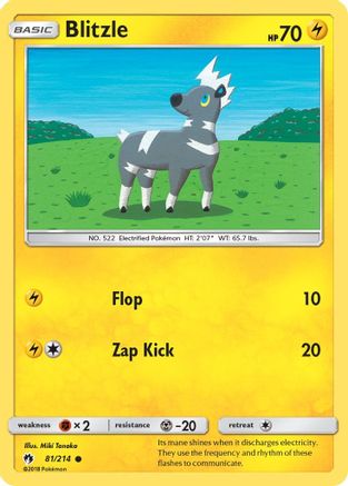 Blitzle 081/214 - SM Lost Thunder