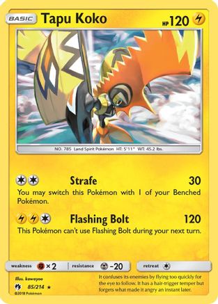 Tapu Koko 085/214 - SM Lost Thunder Holofoil