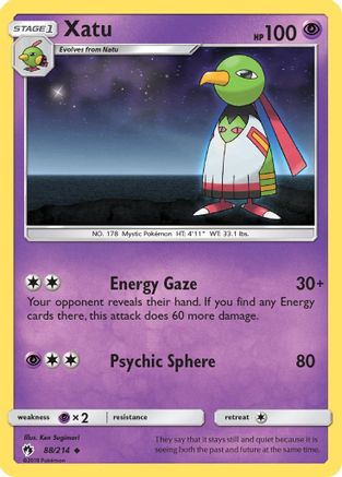 Xatu 088/214 - SM Lost Thunder