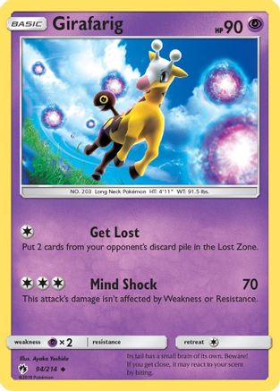 Girafarig 094/214 - SM Lost Thunder Reverse Holofoil