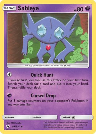 Sableye 096/214 - SM Lost Thunder