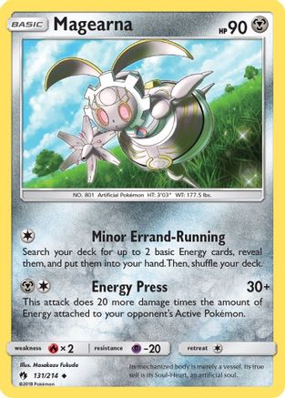 Magearna 131/214 - SM Lost Thunder Reverse Holofoil
