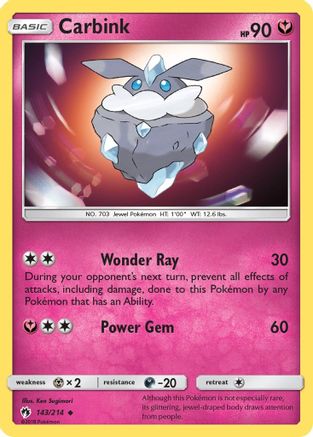 Carbink 143/214 - SM Lost Thunder