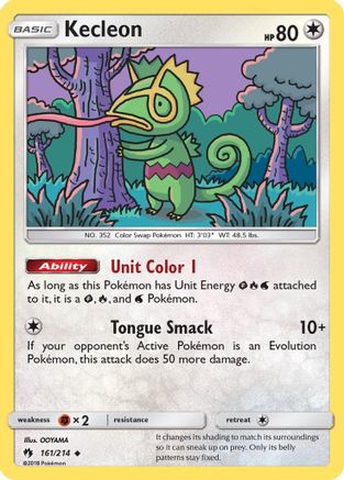 Kecleon 161/214 - SM Lost Thunder