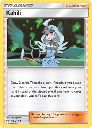 Kahili 179/214 - SM Lost Thunder Reverse Holofoil